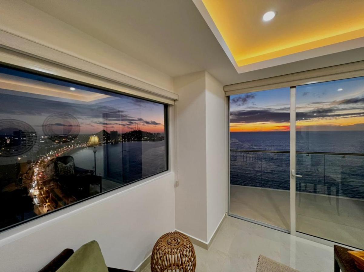 Apartamento Sunset View Malecón 1404 Vista panoramica al mar Mazatlán Exterior foto