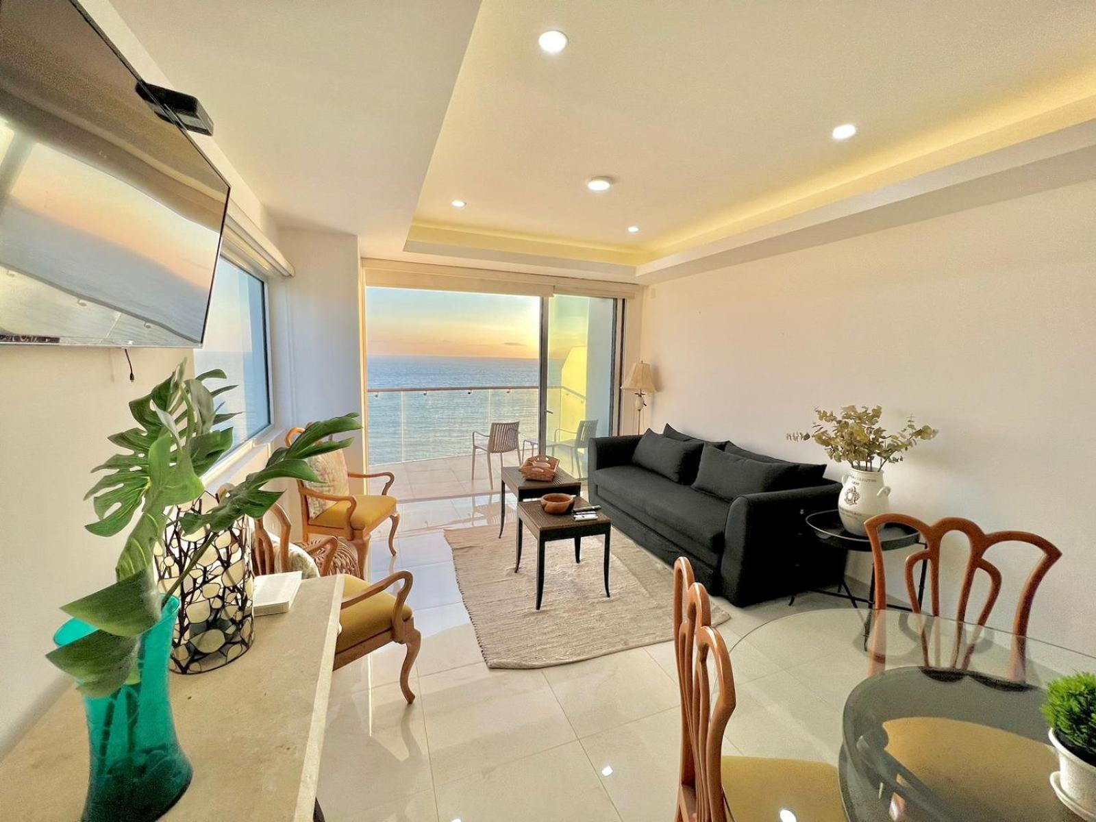 Apartamento Sunset View Malecón 1404 Vista panoramica al mar Mazatlán Exterior foto