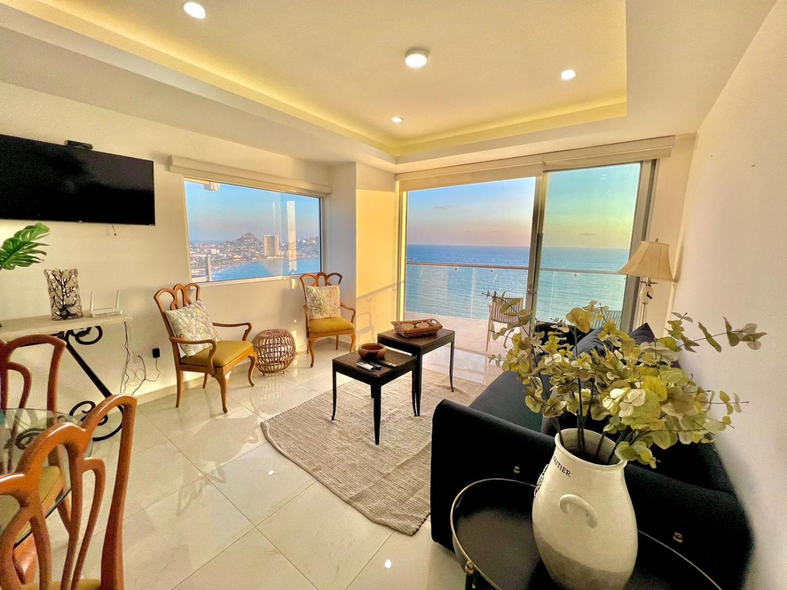 Apartamento Sunset View Malecón 1404 Vista panoramica al mar Mazatlán Exterior foto